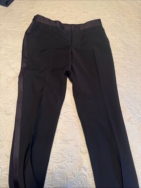 Express Men's Black Dress Pants with Satin Side Stripe
Tuxedo Pants.